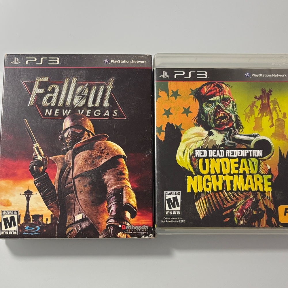 Fallout New Vegas and Red Dead Redemption: Undead Nightmare for PS3